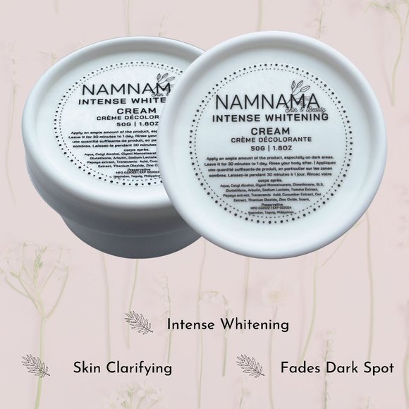 5 x Namnama INTENSE WHITENING CREAM 50g x 1, Bleaching Cream Wholesale